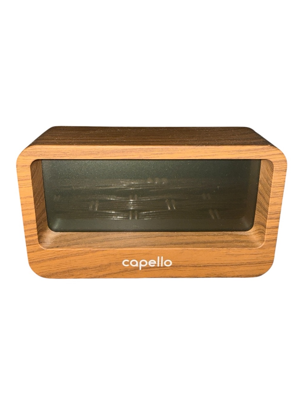 Capello Wood-Effect Alarm Clock - Picture 2 of 3